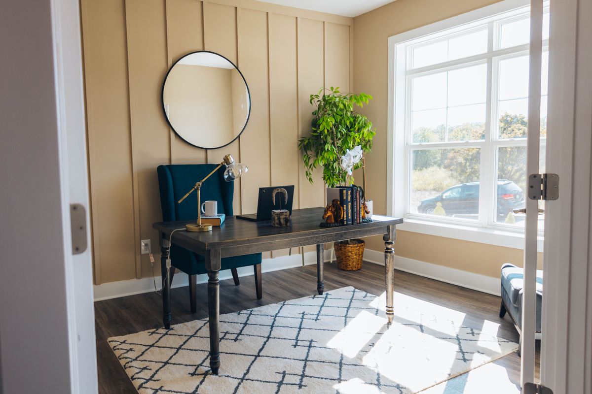 Home office and reading chair — Quiet hobby or study corner