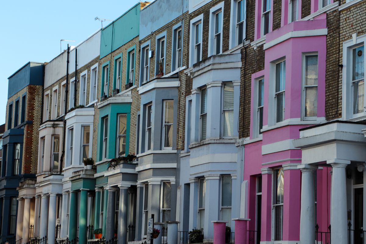 London Victorian terrace street — Victorian street in London